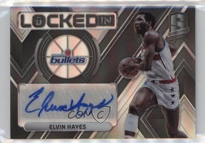 2017-18 Panini Spectra Locked In Auto 49/99 Elvin Hayes #LI-EHS Auto HOF - Image 1 of 3