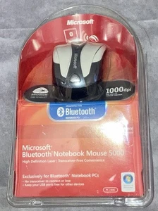 Microsoft Bluetooth Notebook Mouse 5000 Model 1077 for Windows & Mac NEW/SEALED - Picture 1 of 4