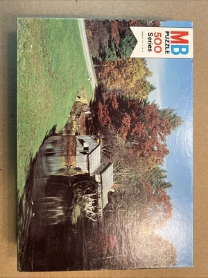 Milton Bradley 1975 CROXLEY series 4611 /500 piece puzzle Mabry Mill Virginia - Image 1 of 4