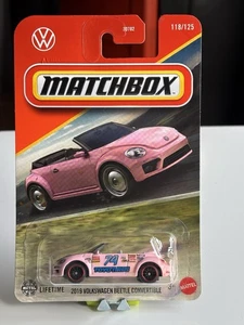 Matchbox 2019 vw beetle convertible Custom Livery W/wheel Swap And Re-blistered - Picture 1 of 9