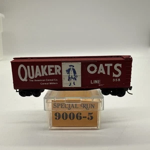 Spur N Kadee Micro Trains MTL Aksarben 9006-5 Quaker Oats 358 Box Car - Bild 1 von 7