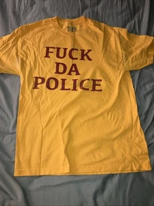 Superrradical F Da Police doppelseitiges kurzärmliges T-Shirt Größe Large - Bild 1 von 6
