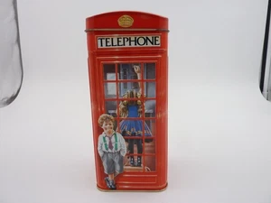 Churchill Vintage Red Telephone/Phone Box Money Box Collectable Tin - Picture 1 of 6
