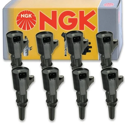 8 pcs NGK Ignition Coil for 1998-2011 Mercury Grand Marquis 4.6L V8 - Spark yy - Image 1 of 4