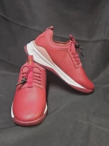 Clove Classic Healthcare Nursing Shoes Size 9.5 Burgundy Sneaker Comfort Slip On - Picture 1 of 15