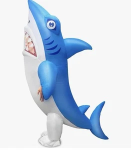 Adult Size Inflatable Shark Costume Suit - Picture 1 of 2