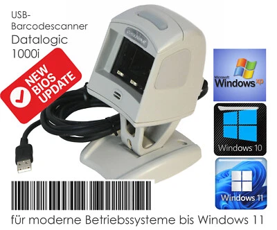 BARCODESCANNER MAGELLAN DATALOGIC 1000i USB F Win7 8 10 11 AUCH f. APOTHEKEN BS1 - Bild 1 von 4