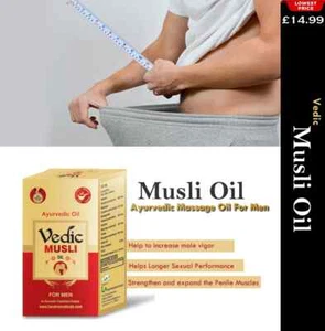 Ayurvedisches vedisches Muskelöl Männliche Verbesserung Massageöl für Männer ✅- UK Verkäufer ✅ - Bild 1 von 5