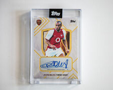2024 Topps Arsenal Invincibles 2003 / 2004 Thierry Henry 16/75 Auto Encased