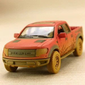 2013 Ford Raptor F150 Supercrew Svt Die-Cast Metal Model Car Muddy Blue Ute - Picture 1 of 7