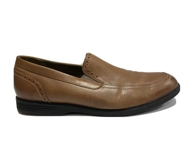 Hush Puppies, Mocasín de Cuero Shepsky Tostado Oscuro para Hombre, Talla 16M Foto 1 de 4