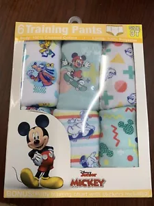 Disney Mickey Mouse Boys Potty Training Pants Underwear Toddler 6-Pack Size 3T - Picture 1 of 6