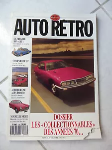 Magazine Auto Rétro n°116 Renault Frégate Jaguar Type E Sting Ray Ghibli Spider - Picture 1 of 1
