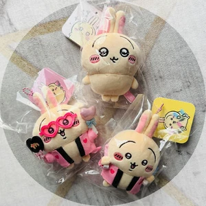 Chiikawa Store Limited Live Enjoy Rabbit Usagi Plush Doll Keychain Set of 3 2025 - Picture 1 of 1