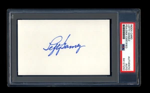 LEFTY GOMEZ SIGNED MINT INDEX CARD PSA/DNA AUTOGRAPHED HOF NEW YORK YANKEES WSC - Picture 1 of 1