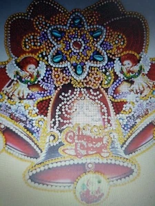 Christmas bells crystal diamond painting 30cmx30cm free shipping from the U.S - Picture 1 of 3