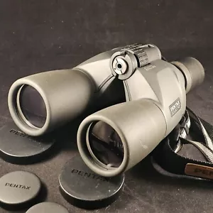 PENTAX 20 x 50 2.5 Large Binoculars Asahi Opt. Co SUPER VIEW, Strap + Lens Caps - Picture 1 of 8