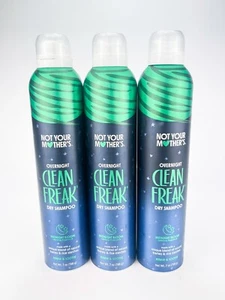 Not Your Mothers Clean Freak Overnight Dry Shampoo Midnight Bloom Scent Lot of 3 - Picture 1 of 10