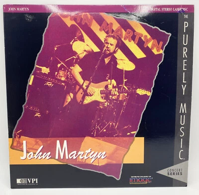 John Martyn Purely Music Concert Series Stereo Laserdisc 1991 ID7908VI VPI LD  - Image 1 of 3