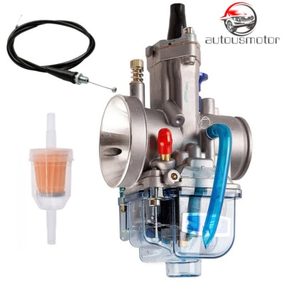 Cable de carburador y acelerador para Yamaha YZ80 YZ85 YZ100 YZ125 YZ175 PWK 32 Foto 1 de 4