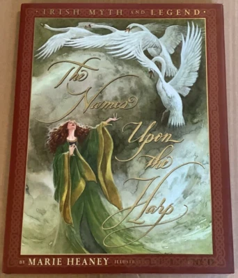 VG 2000 HC in DJ First Edition Irish Myth Legend Names Upon the Harp P.J. Lynch - Image 1 of 4