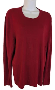 Banana Republic, Suéter para Mujer Mezcla de Seda y Cachemira, Rojo, Talla L - Imagen 1 de 3