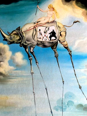 Litografia Salvador Dali, original assinada com certificado de autenticidade numerada à mão Dalì # - Imagem 1 de 4