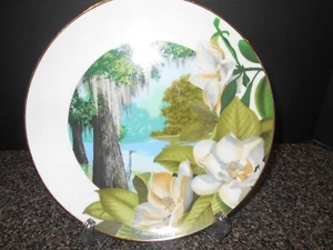 Wildflowers of the South Southern Magnolia #7 placas de coleccionista Royal Windsor - Imagen 1 de 2