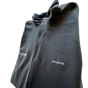Chaqueta Patagonia 1/4 Cremallera Para Hombre Mediana Negra Ciclismo Correr De Colección EE. UU. - Imagen 1 de 14