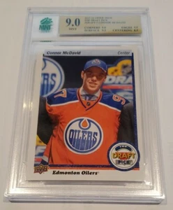 2015-16 UPPER DECK TOP DRAFT PICK CONNOR MCDAVID ROOKIE MNT 9.0 GRADED π₯ - Picture 1 of 2