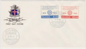 Iceland FDC 1966, Literature society - Picture 1 of 1
