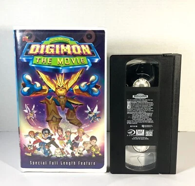 Digimon Digital Masters The Movie (VHS, 2001) FoxKids Clamshell - Image 1 of 4