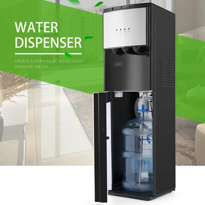 Bottom Loading Hot/Cold Black Water Dispenser Cooler 5 Gallon with Safety Lock - Image 1 of 4