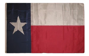 Bandiera nylon 8x12 piedi ricamata cucita Stato del Texas 600D 2 strati occhielli 8'x12' - Foto 1 di 2