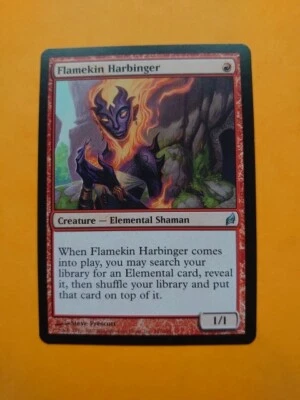 Flamekin Harbinger  Elemental shaman lorwyn  Magic the Gathering Card. - Image 1 of 4