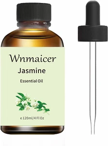 Jasmine Essential Oil 4 Oz, Premium Jasmine Oil for Massage Oil, Skin & Diffuser - Picture 1 of 12