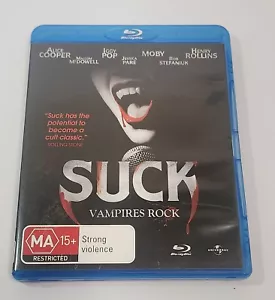 Suck Blu-ray 2009 Región B Vampiros Rock Alice Cooper Iggy Pop Moby - Imagen 1 de 3