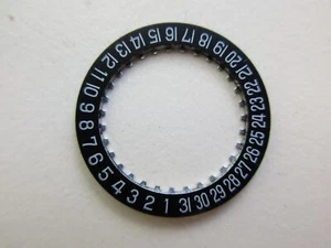 AS A. Schild cal. 1916 DATE disk Black pos. at 6 Swiss watch movement part - Picture 1 of 3