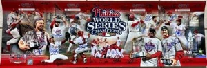 2008 World Series Champion Phillies Team Signed Photofile 12 x 36 Photo - Picture 1 of 5