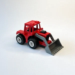 Pala de tractor Matchbox MB 29 piezas móviles carrocería roja como nueva - Imagen 1 de 7