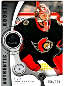 FILIP GUSTAVSSON RC 21-22 SP GAME USED /999 RETRO AUTHENTIC ROOKIES 2021-22 #R69 - Picture 1 of 2