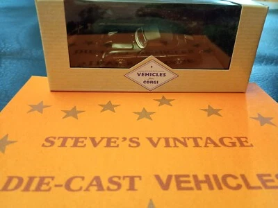 Corgi Classic Vehicles Porsche 356 soft top Convertible Car 98122 BLACK - MINT - Image 1 of 2