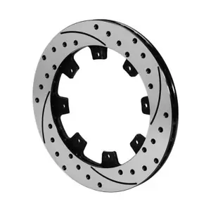 Wilwood 160-8497-BK SRP-BLK 36 Curved Vane Iron Rotor, 12 Inch - Picture 1 of 4