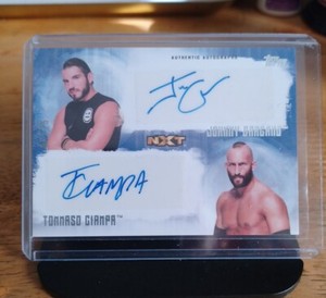 2017 Topps WWE NXT Johnny Gargano & Tommaso Ciampa Dual Autograph #05/25. DIY