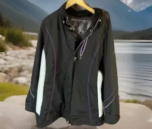 ZEROXPOSUR WATER REPELLENT WINTER BLACK SKI JACKET-COAT WITH HOODIE SIZE 1X - Picture 1 of 12
