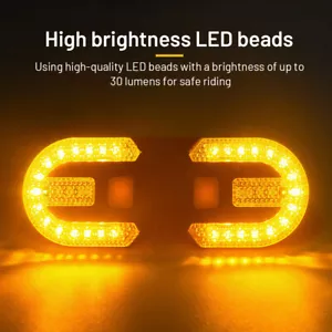 Bike Light Turn Signals Rear Lamp Smart Remote Wireless Cycling LED Taillight - Picture 1 of 13