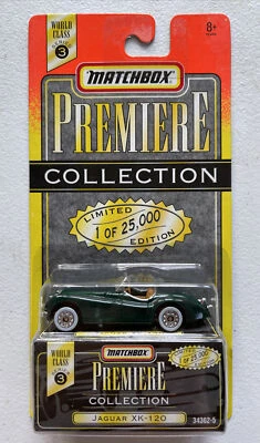 VINTAGE 1995 MATCHBOX PREMIERE COLLECTION SERIES 3 JAGUAR XK-120 CAR NIB - Image 1 of 4