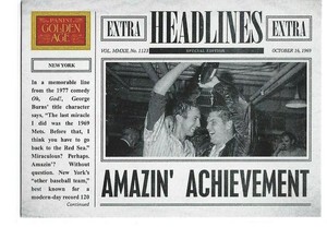 Tom Seaver 2012 Panini Golden Age Headlines Card #7