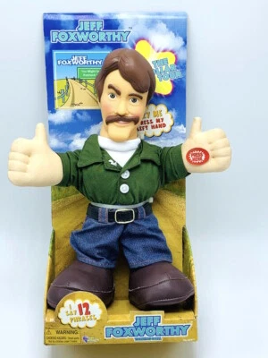 Nueva figura de acción de muñeca de peluche parlante Jeff Foxworthy dice 12 frases #00971 2005 Foto 1 de 4
