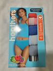 Fruit Of The Loom Womens Heather Low Rise Brief 6 Pack XL/8 D1
